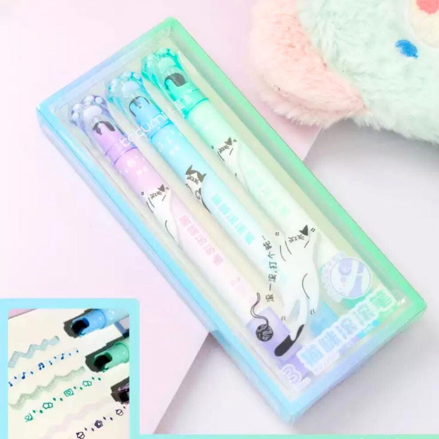 Cat paw highlight plus rollers