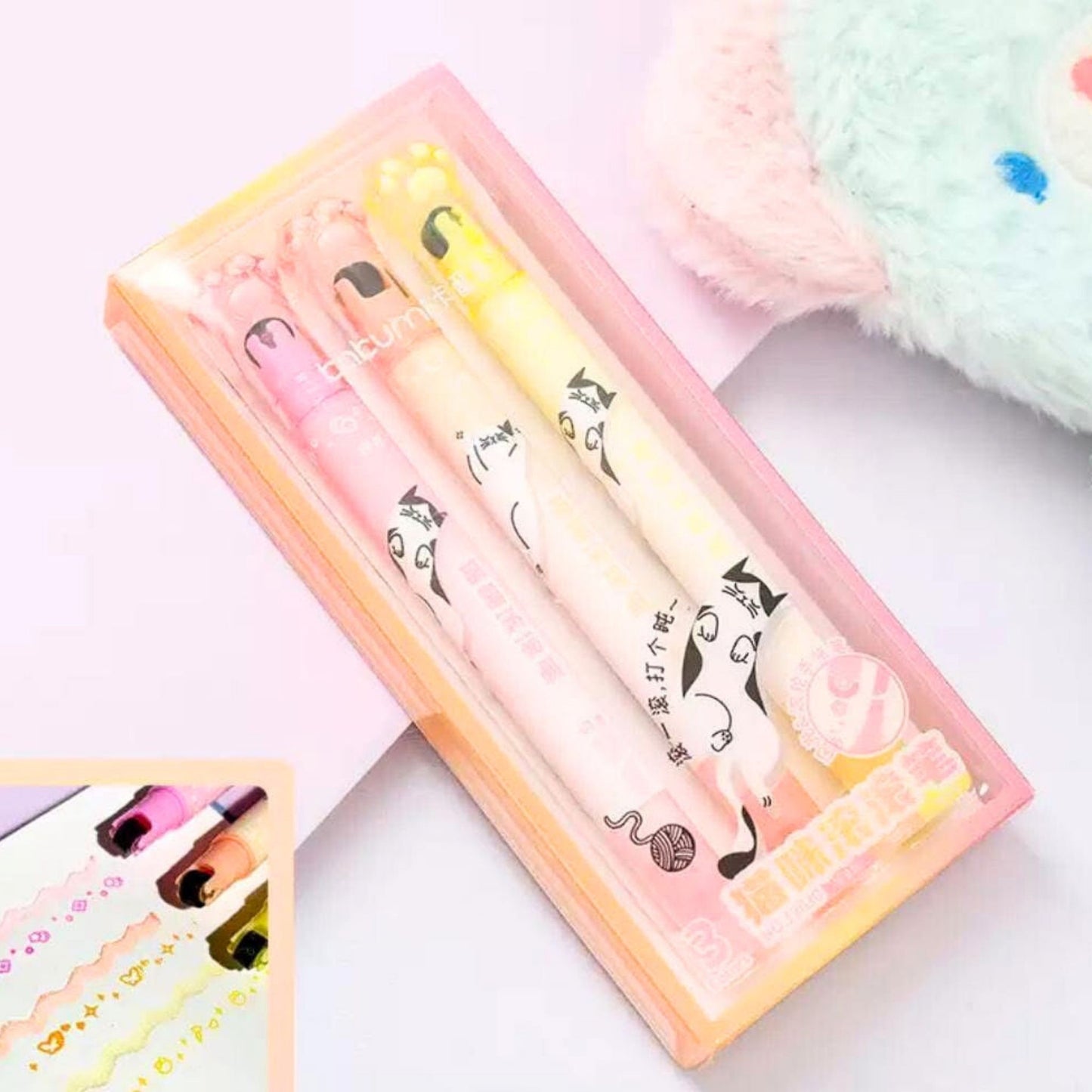 Cat paw highlight plus rollers
