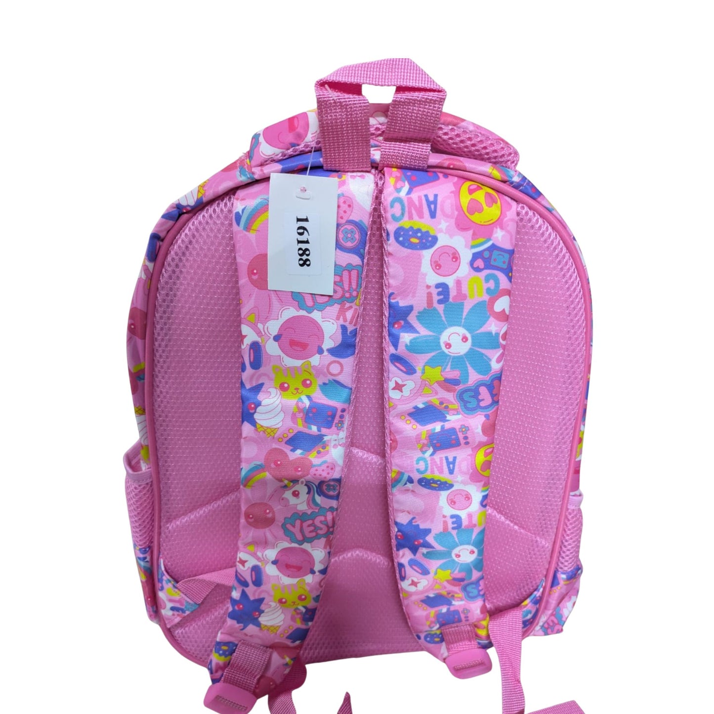 Adorable Pink Sunflower School Bag