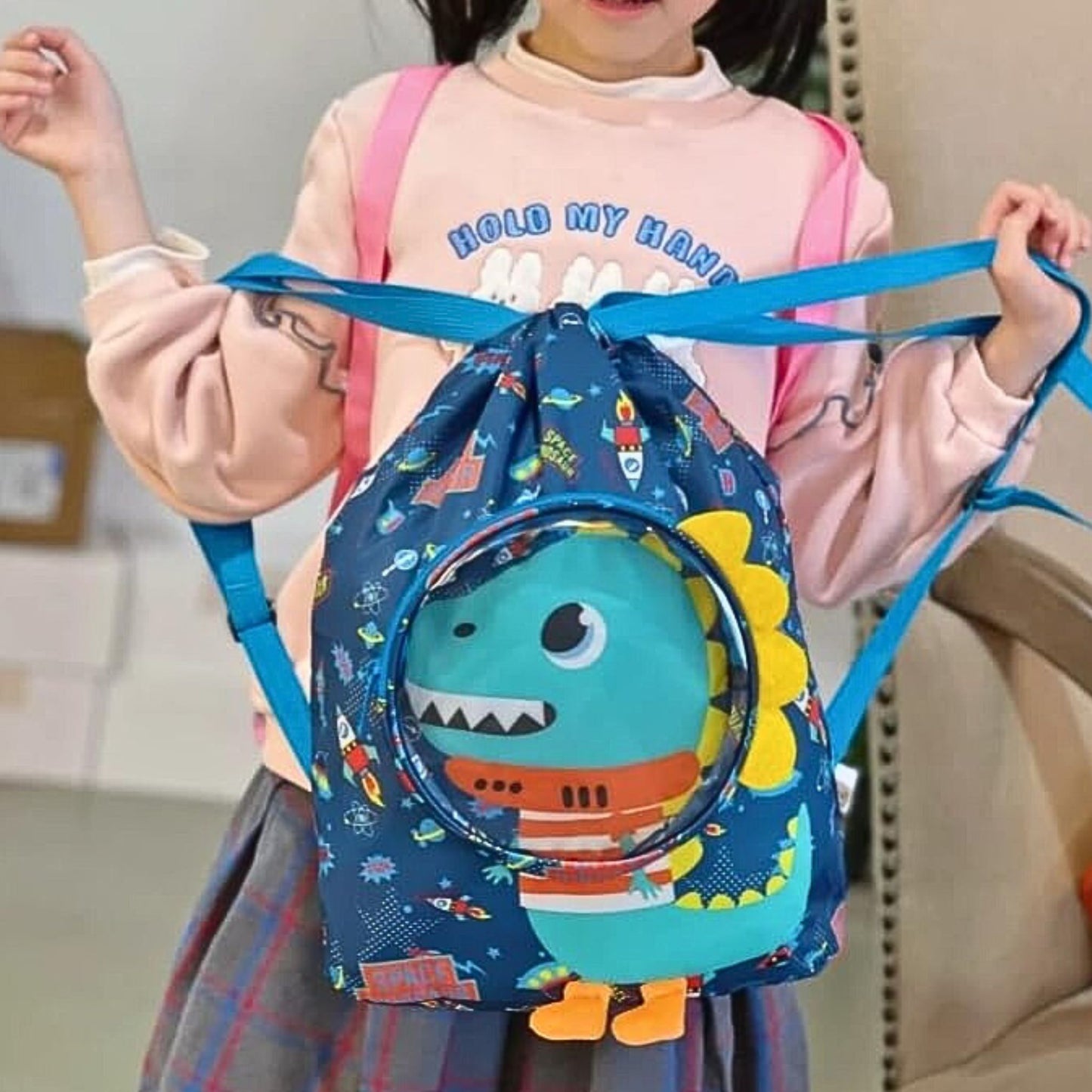 Vest Series Dino Theme Swim Bag
