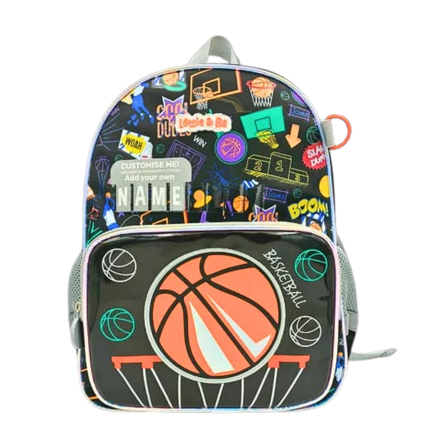 Vest Series Black Football Theme Backpack