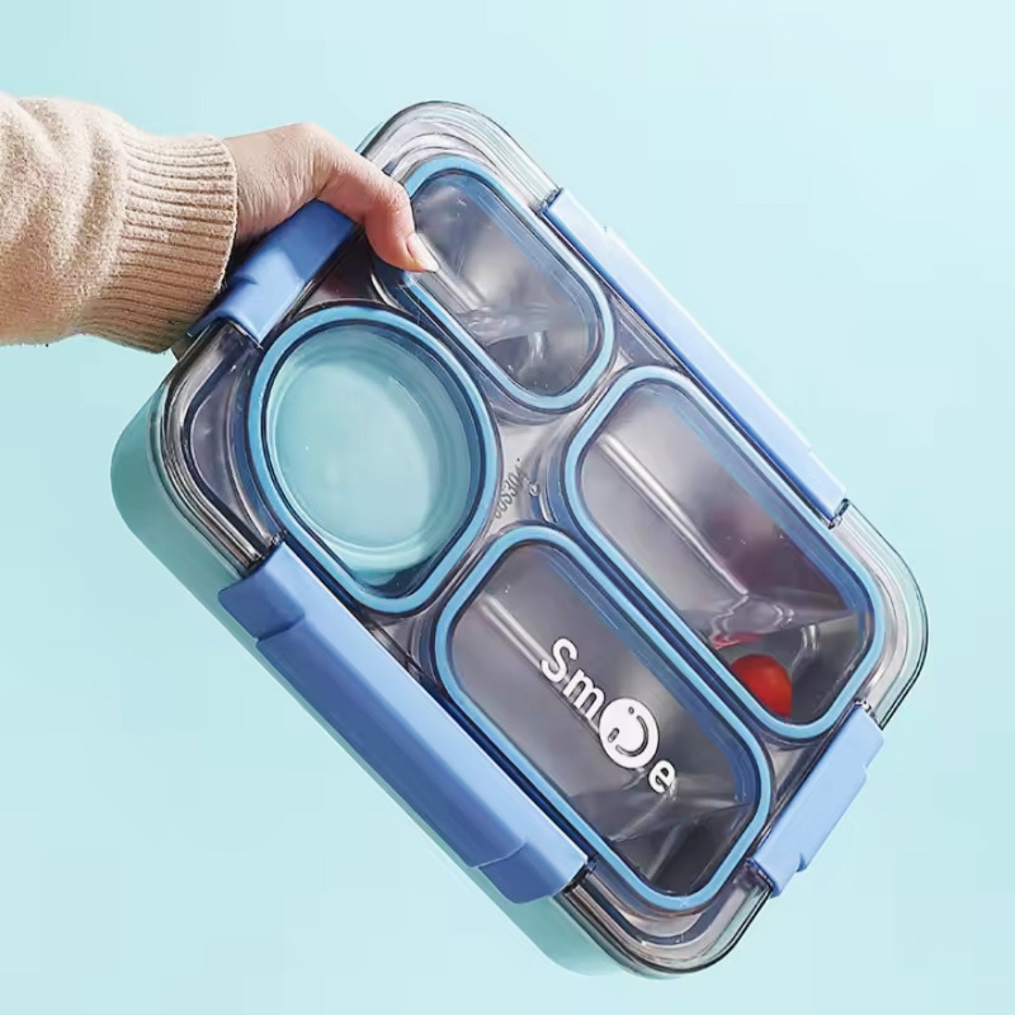 Smile bento lunch box