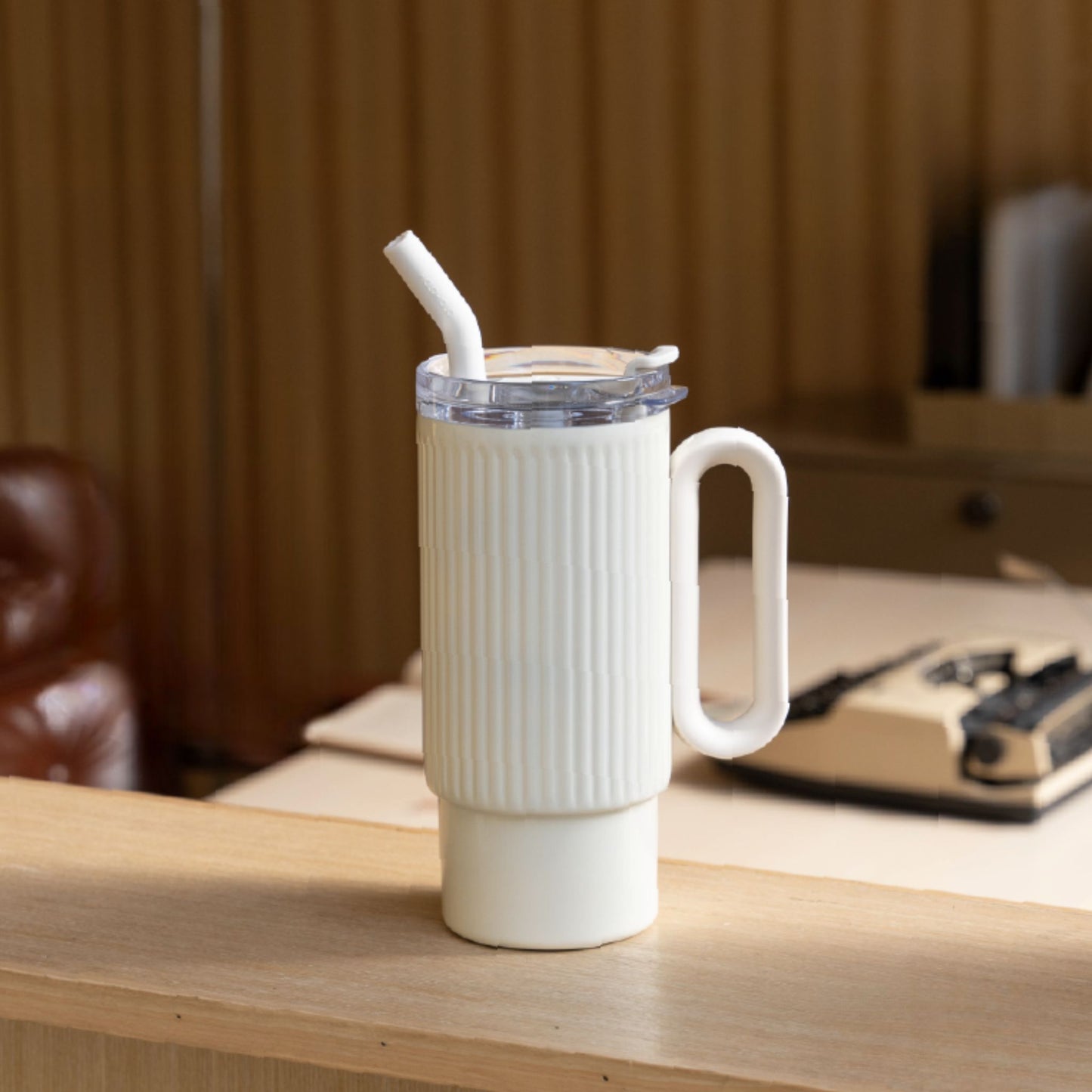 Long Handle Insulated Tumbler