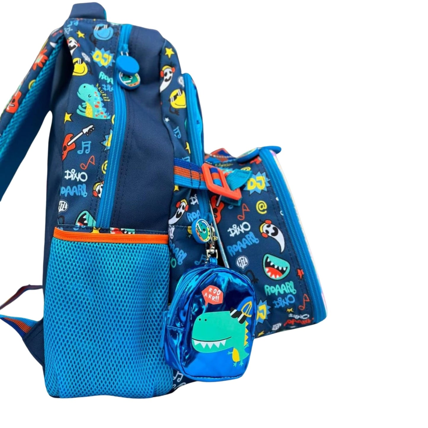 Adorable Dino 3 piece backpack set