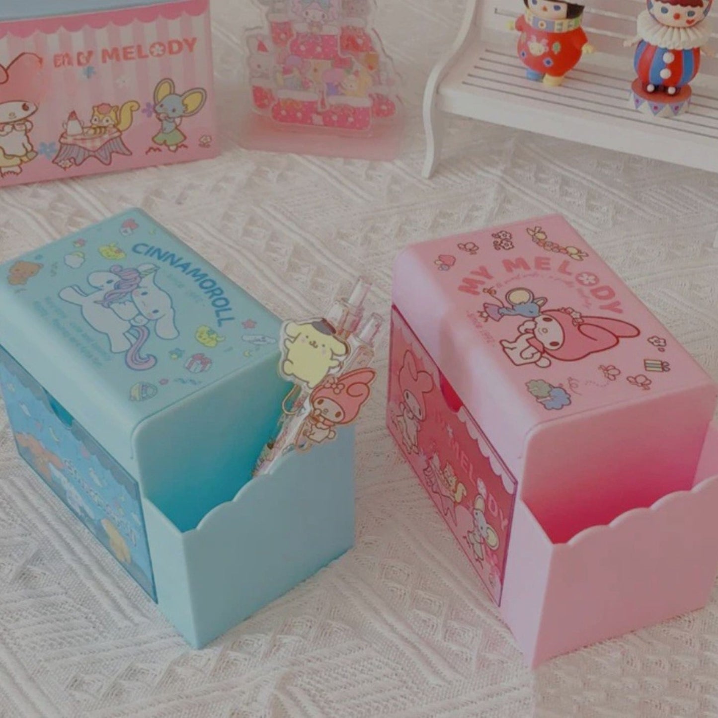 Sanrio Storage Box + Holder