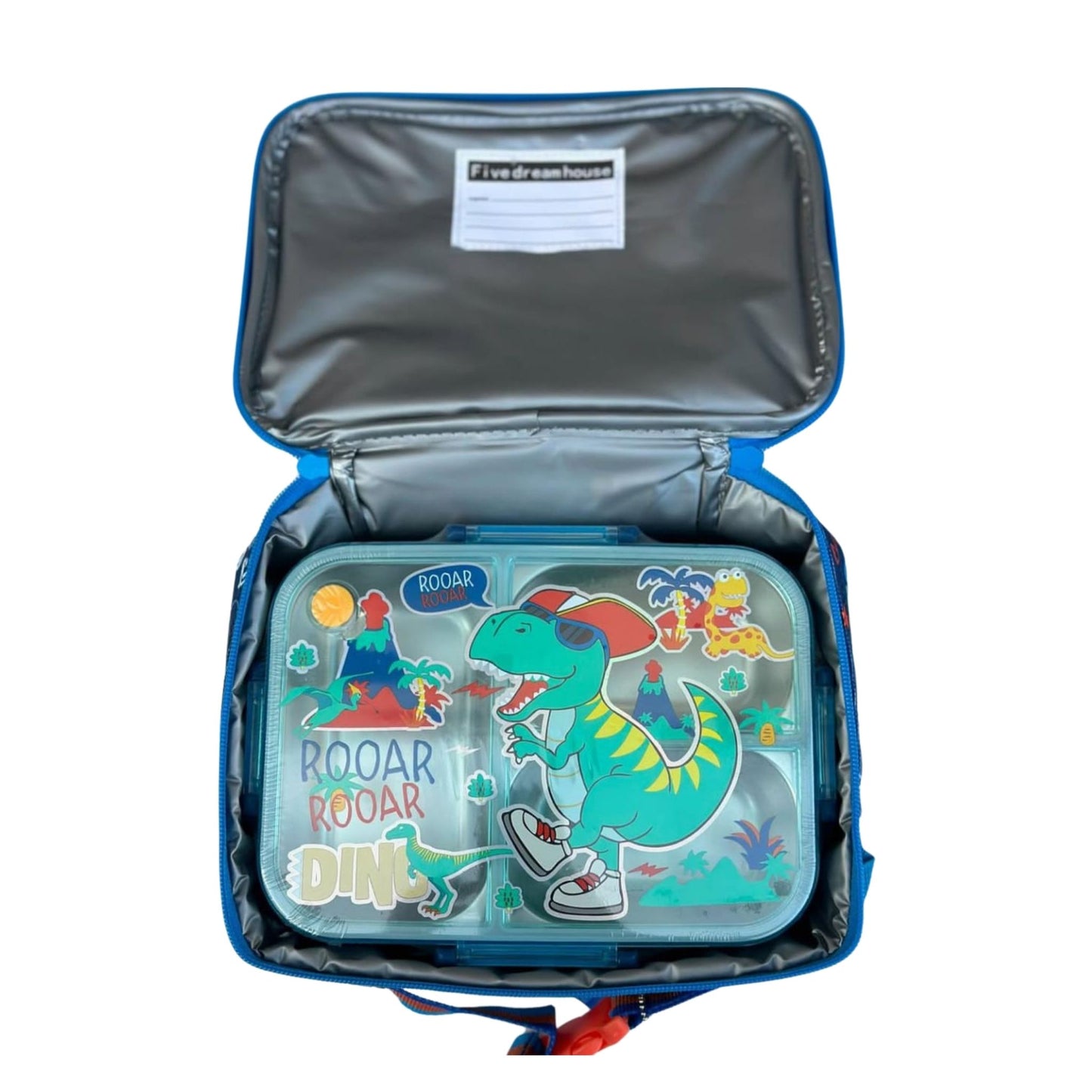 Adorable Dino 3 piece backpack set