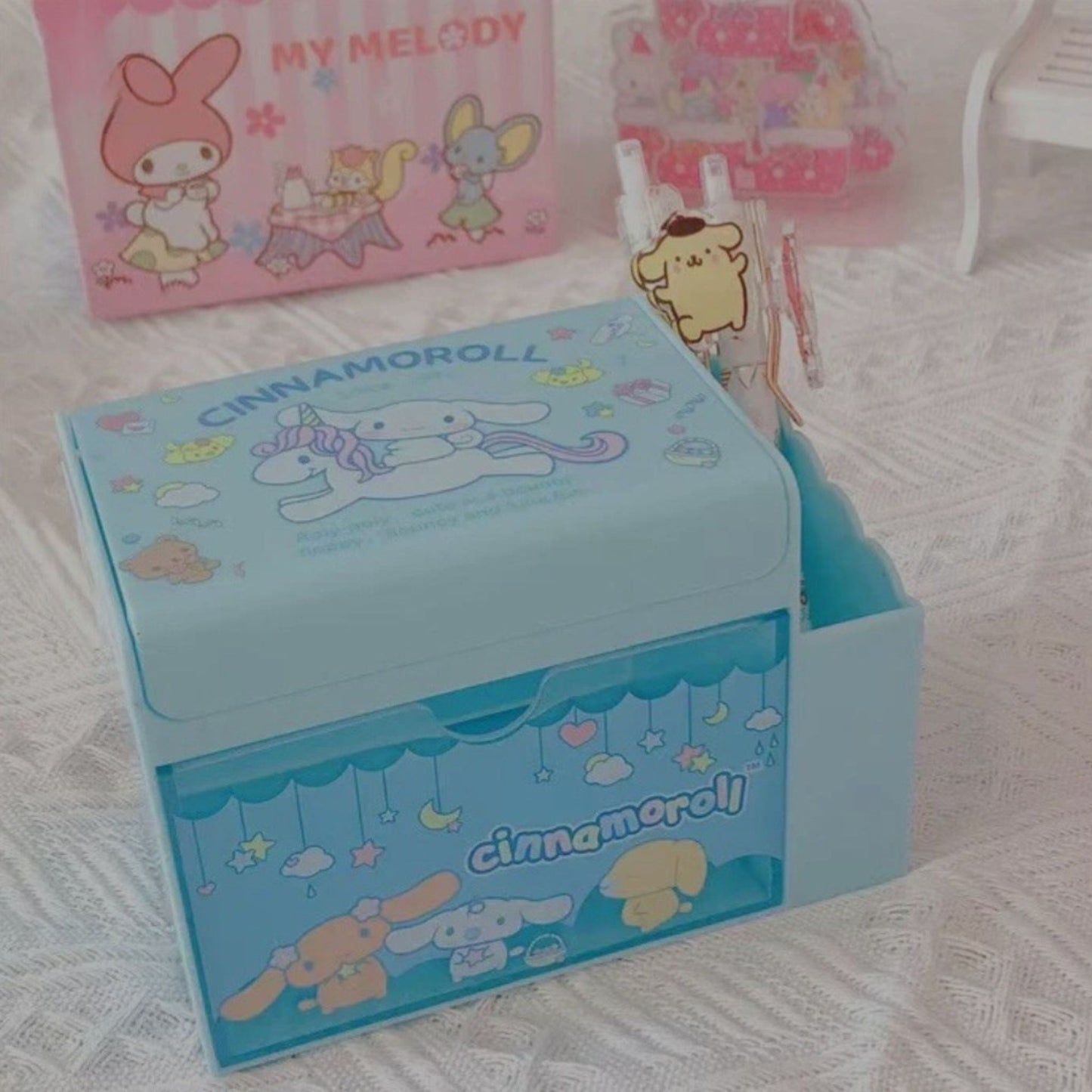 Sanrio Storage Box + Holder