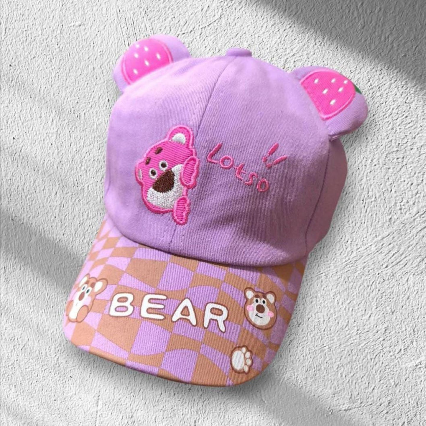 Cute Lotso Masha Bear Caps
