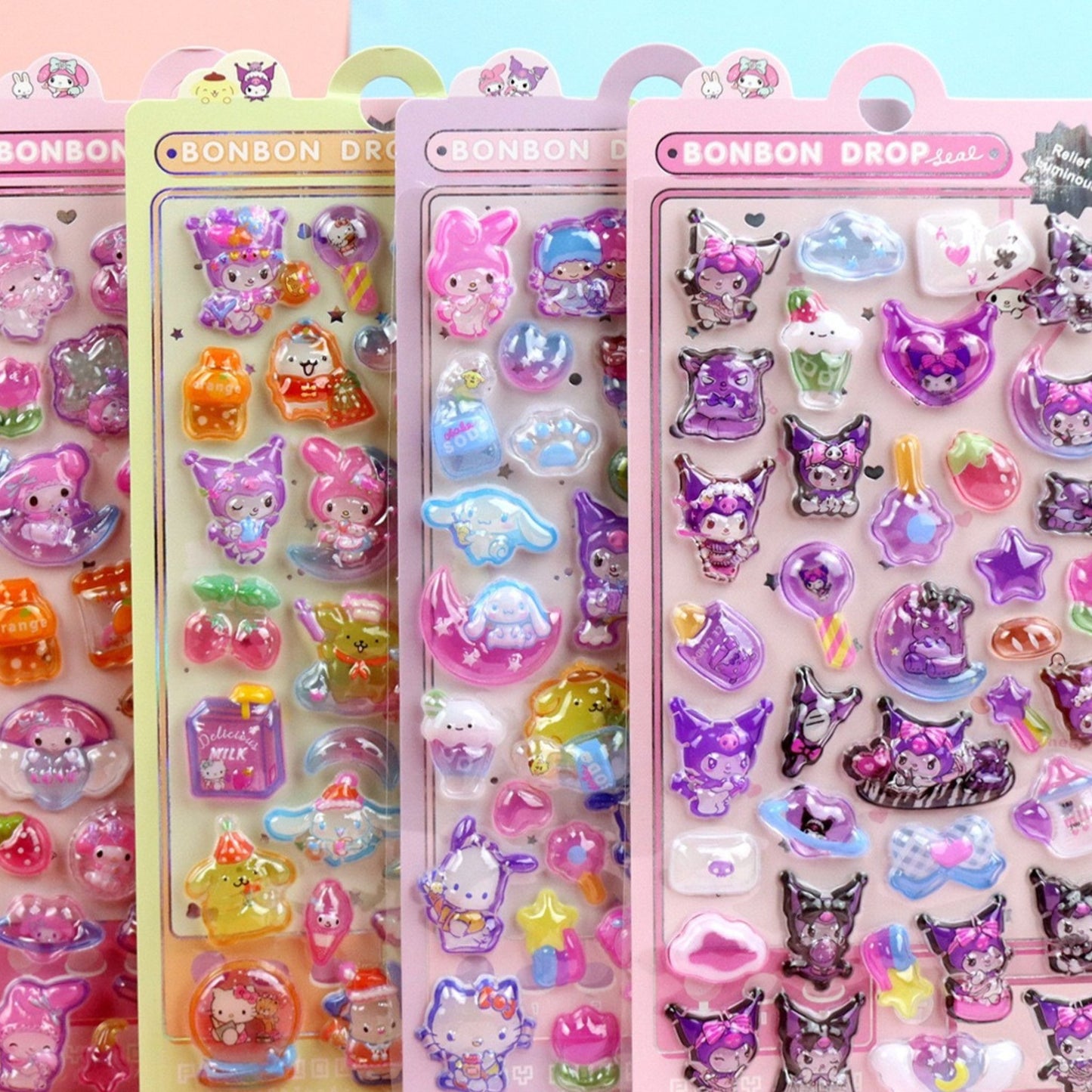 Sanrio padded stickers