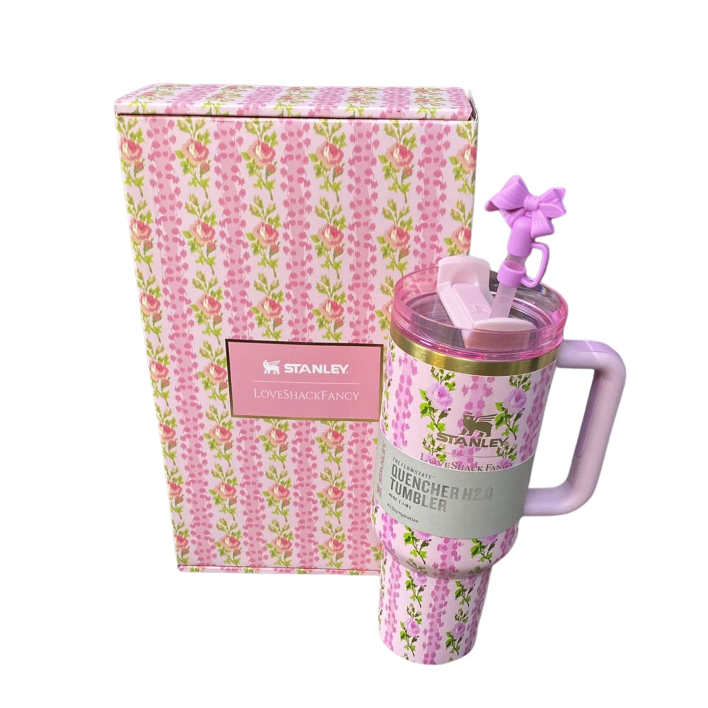 Stanley Dark Pink Floral