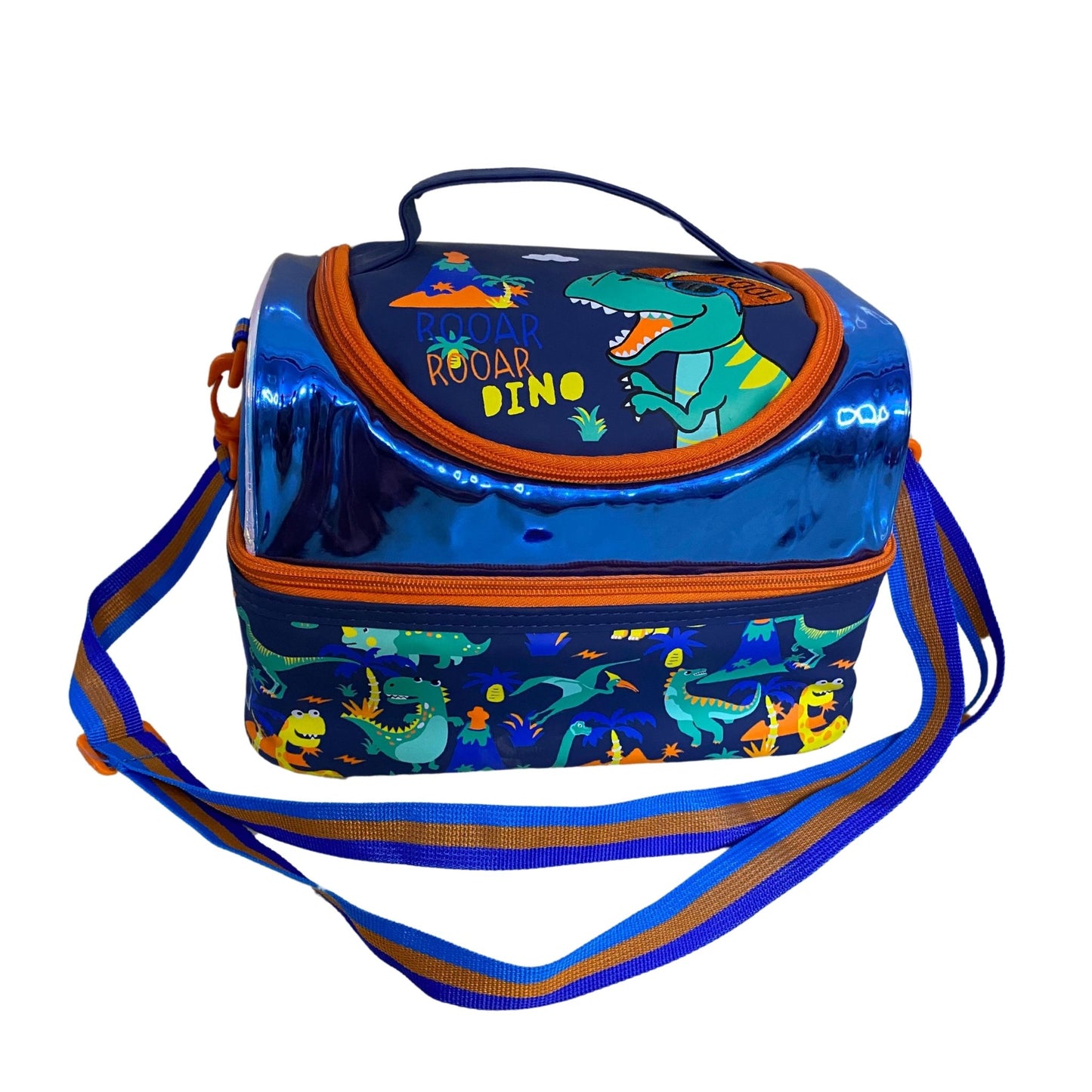 Vest series duffle style Lunch Bags with long strep