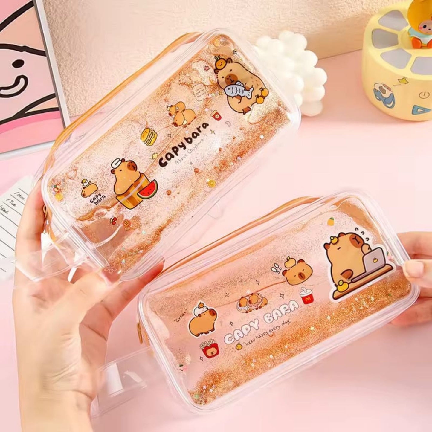Confetti Filled Transparent pouches