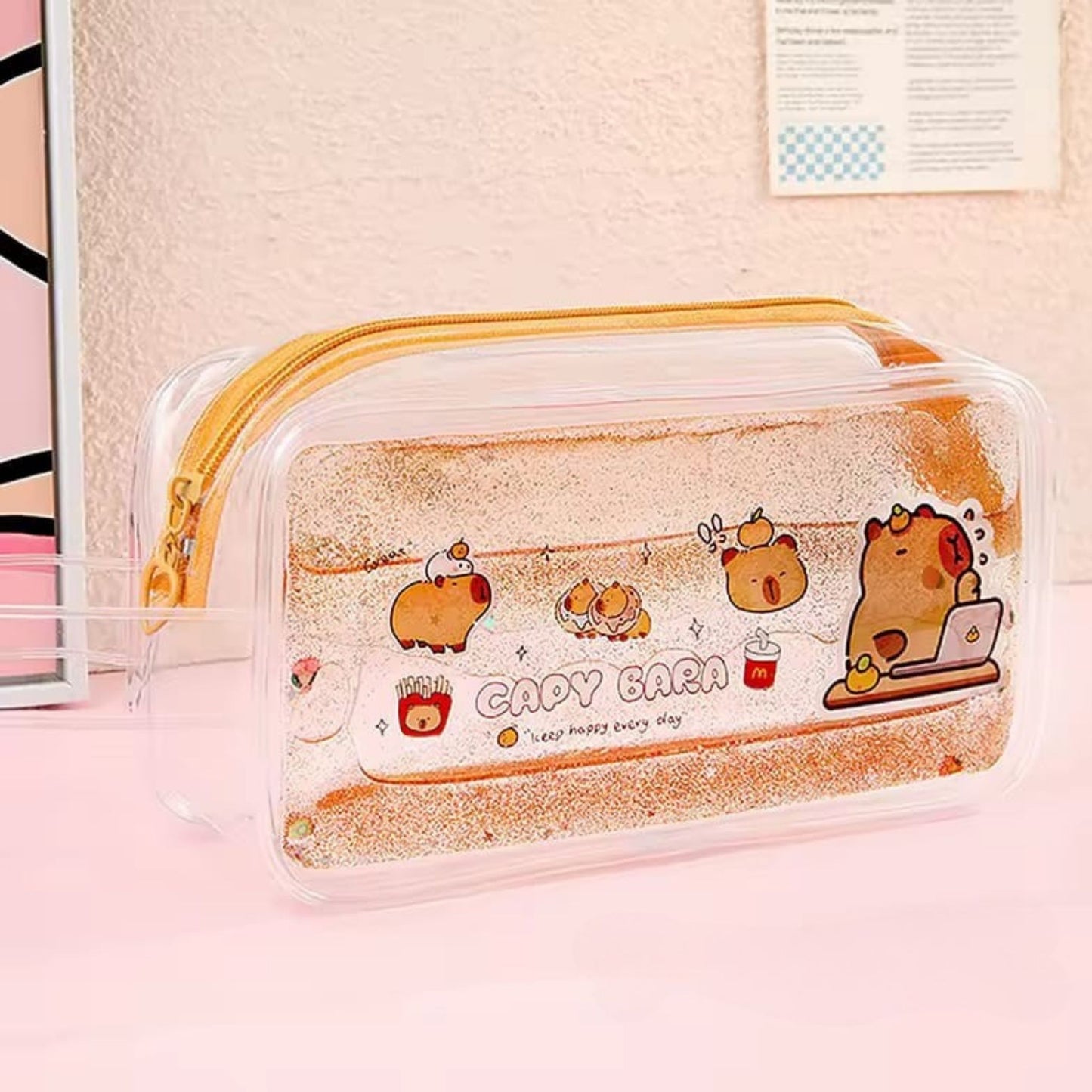 Confetti Filled Transparent pouches