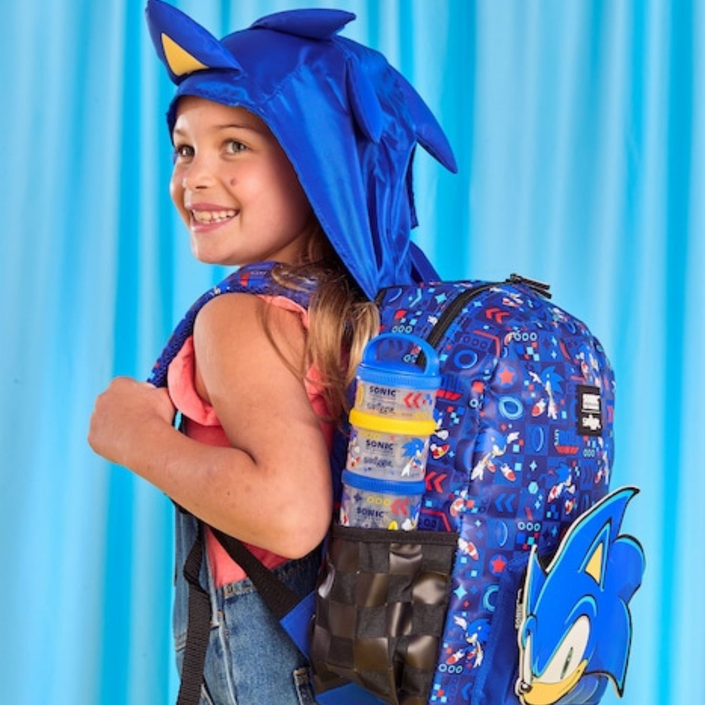 Smiggle Sonic theme backpack