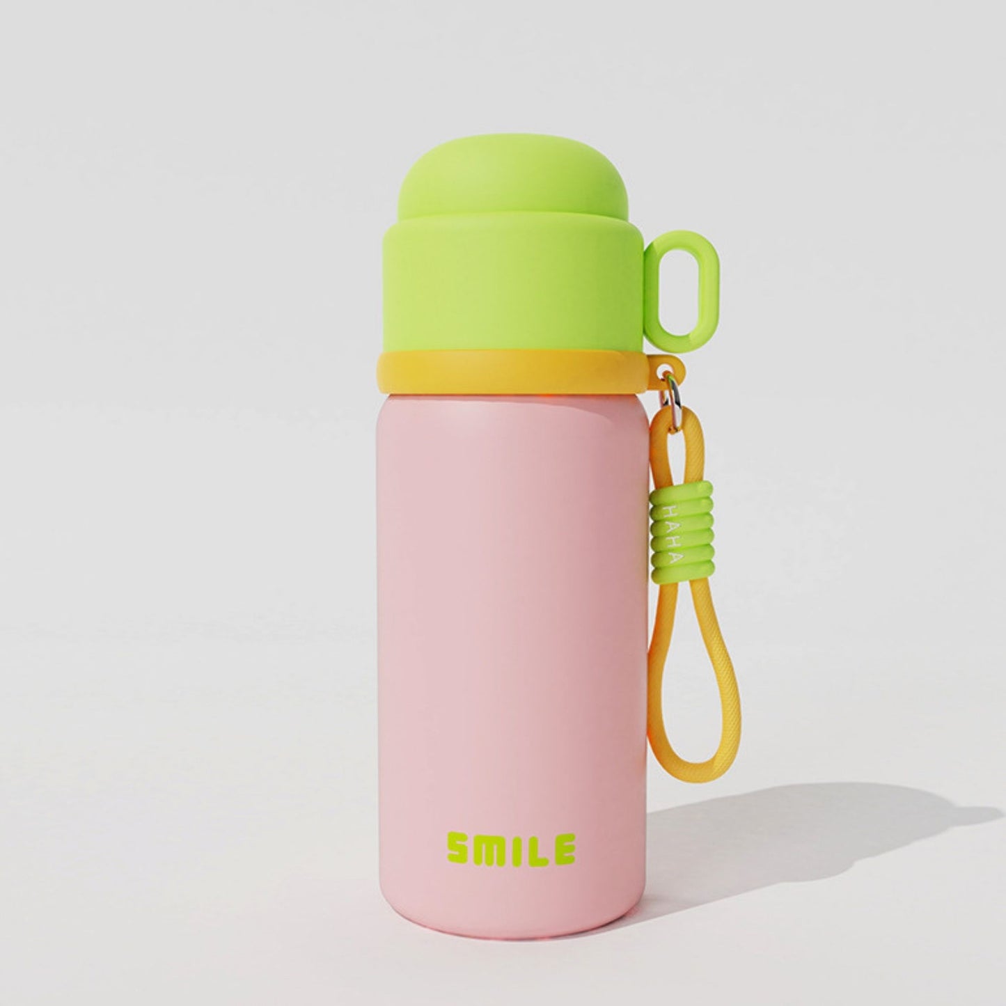 Coloured cup insulated bottle