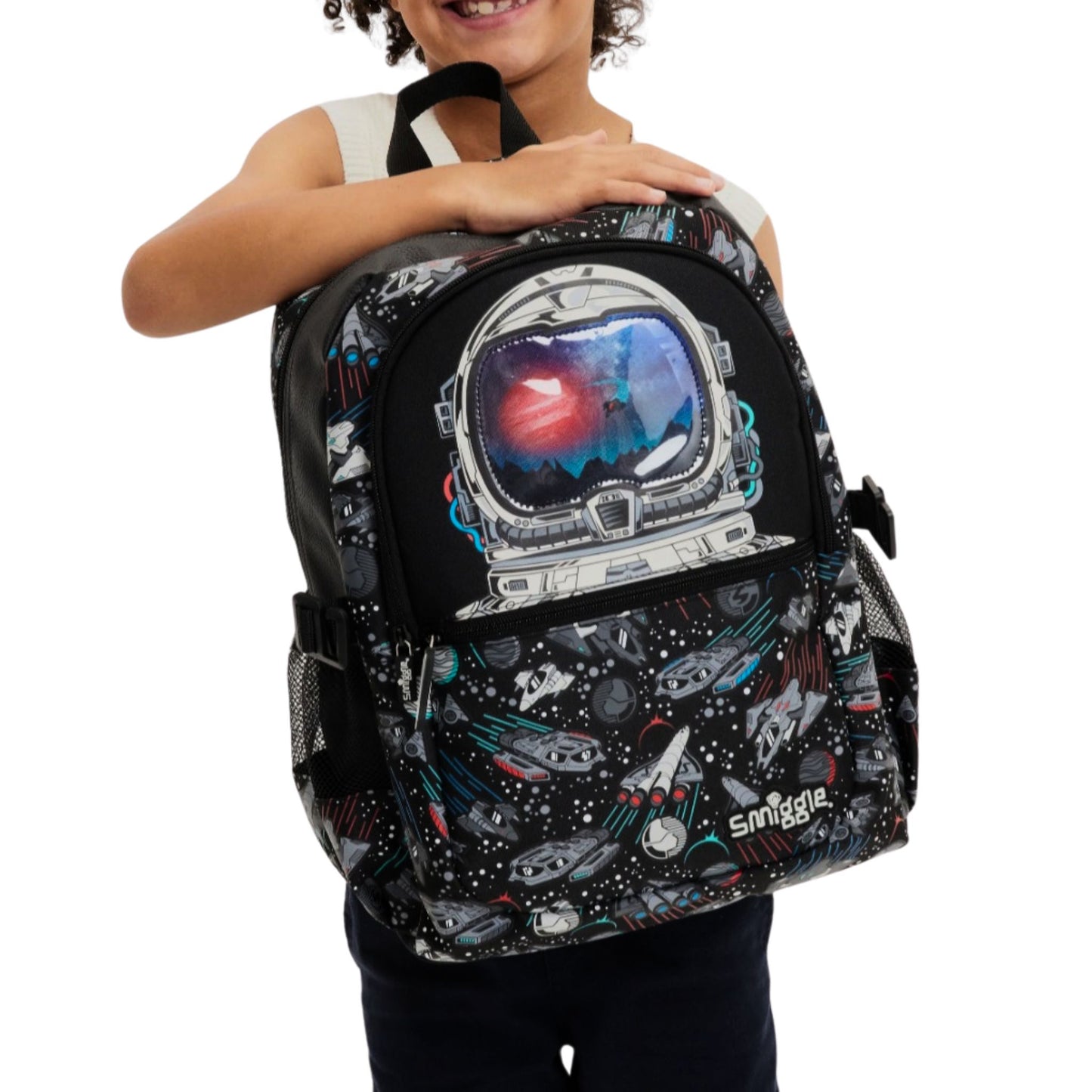 Simggle Black Space Backpack