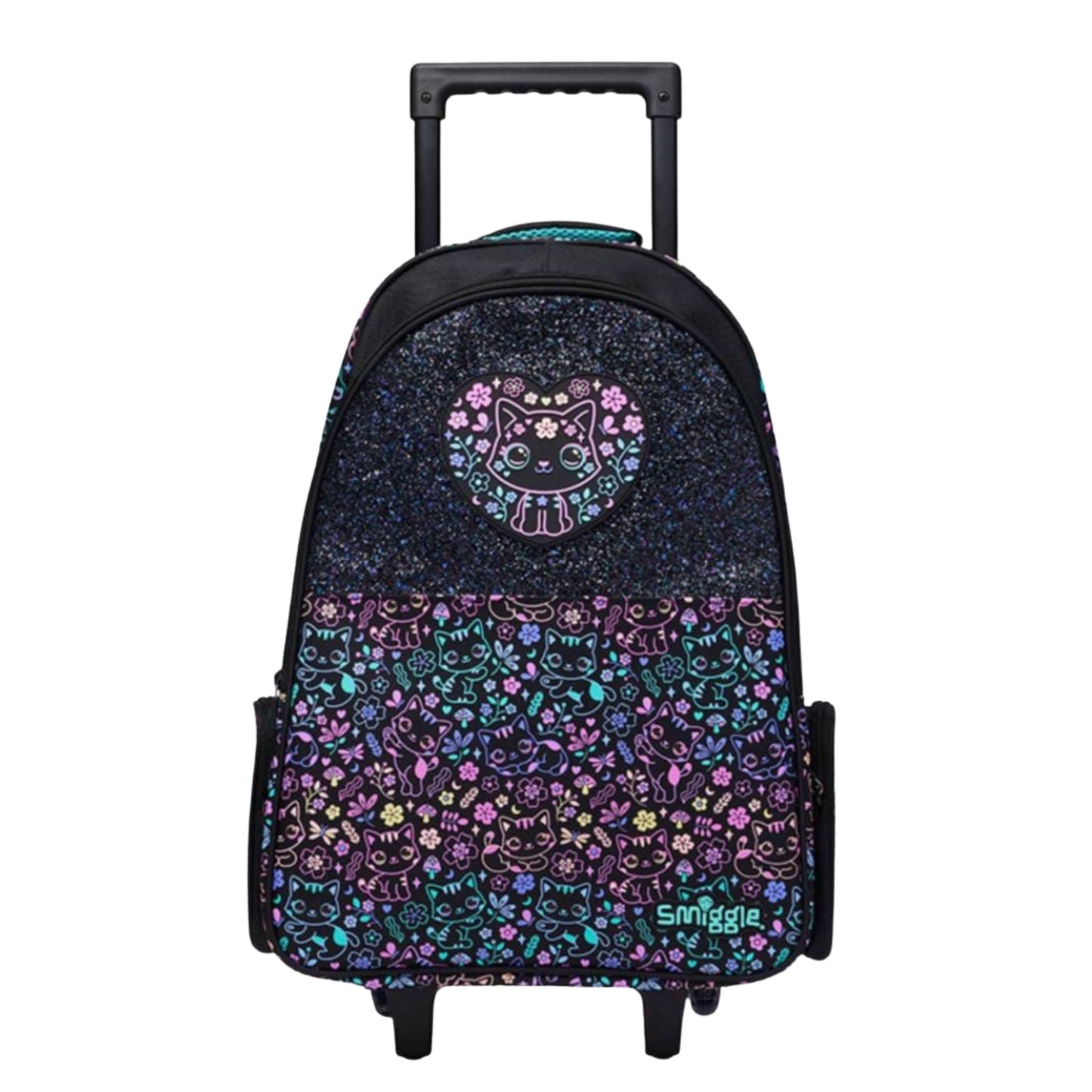 Smiggle Black Cat Trolley Bag