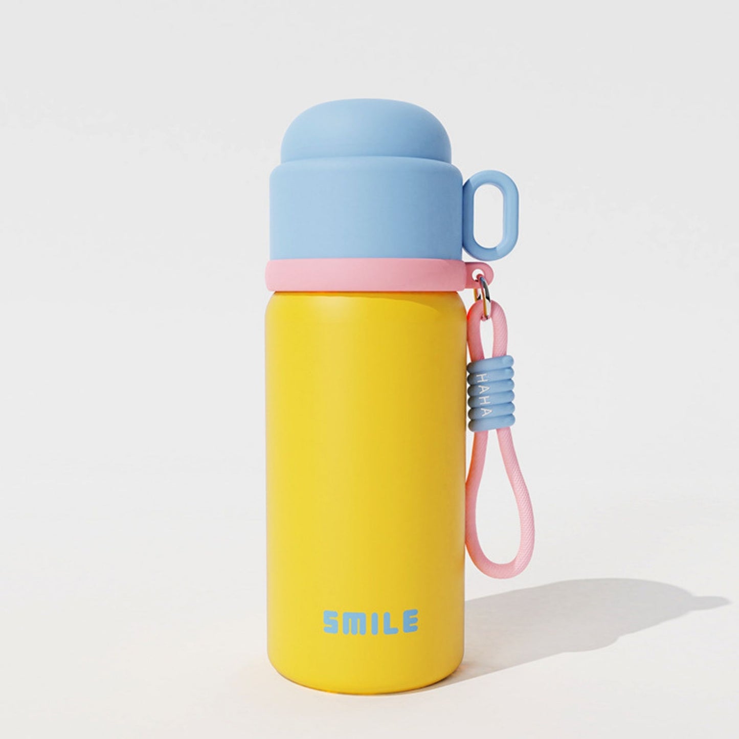 Coloured cup insulated bottle