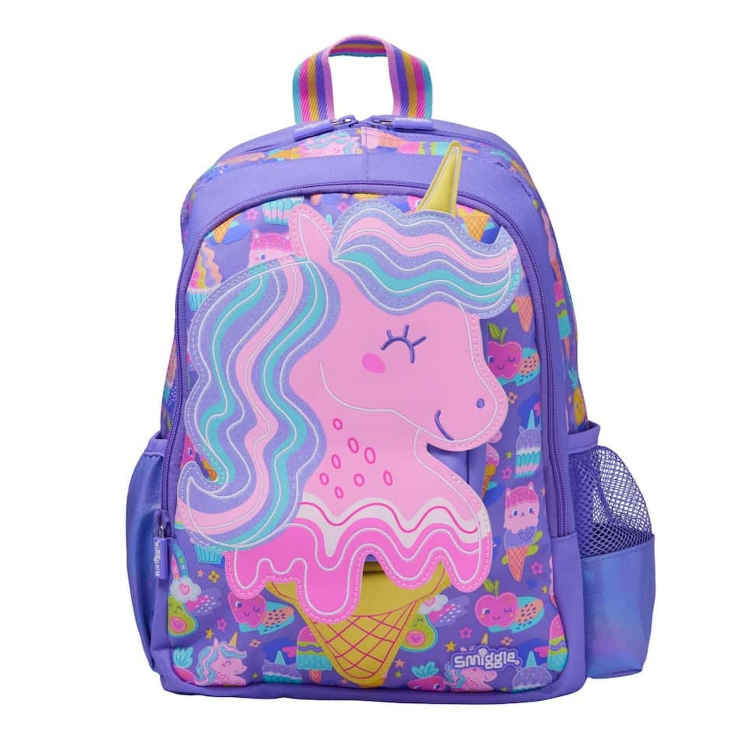 Smiggle Ice cream unicorn theme backpack