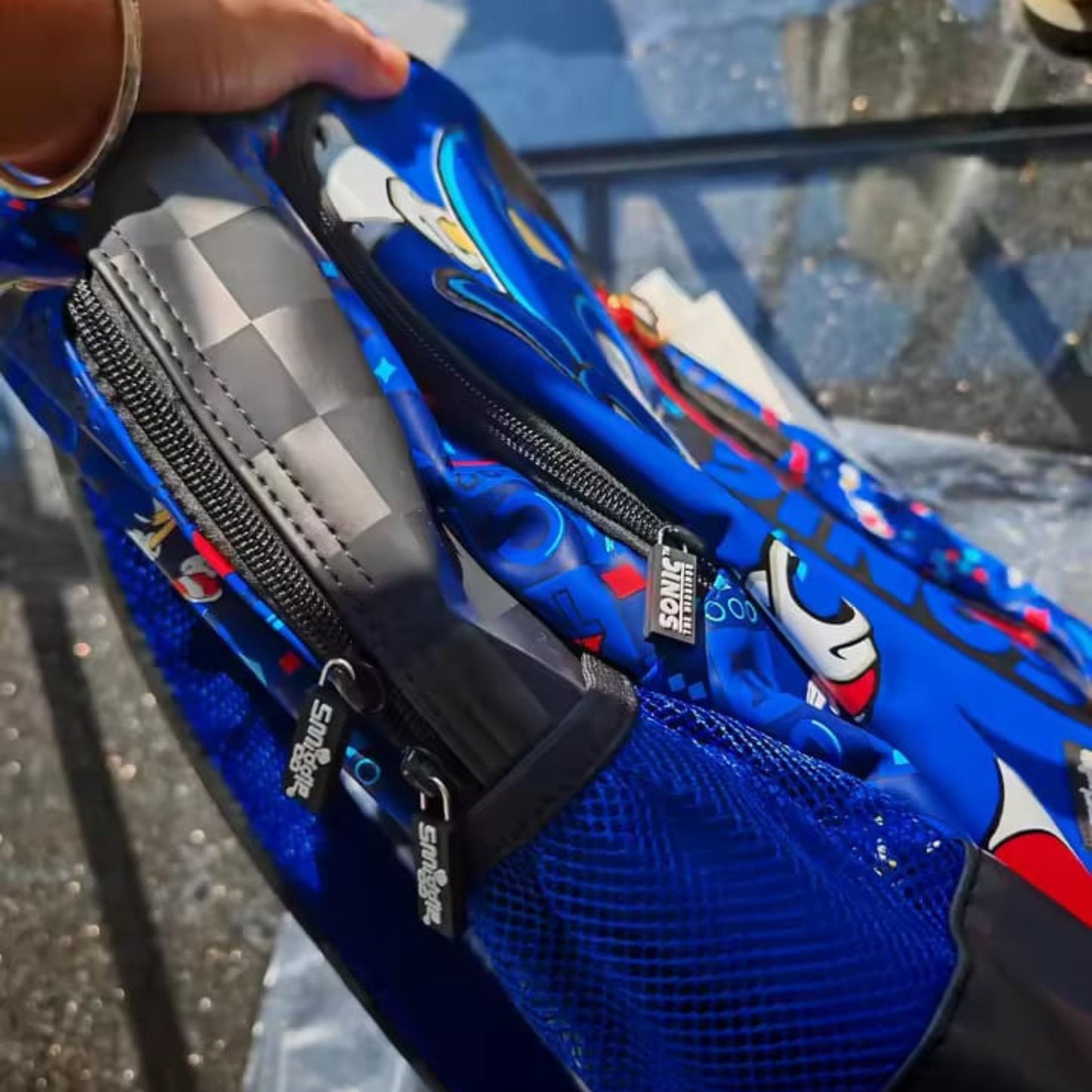 Smiggle Sonic Hedgehog backpack