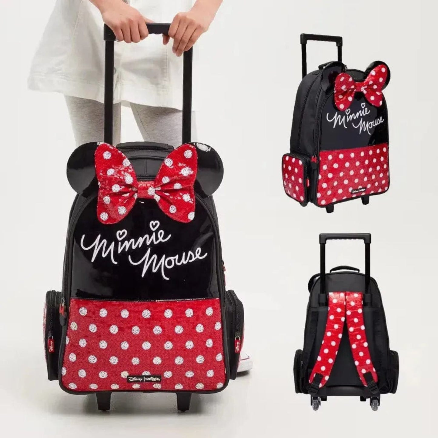 Smiggle Mini Mouse Trolley Backpack