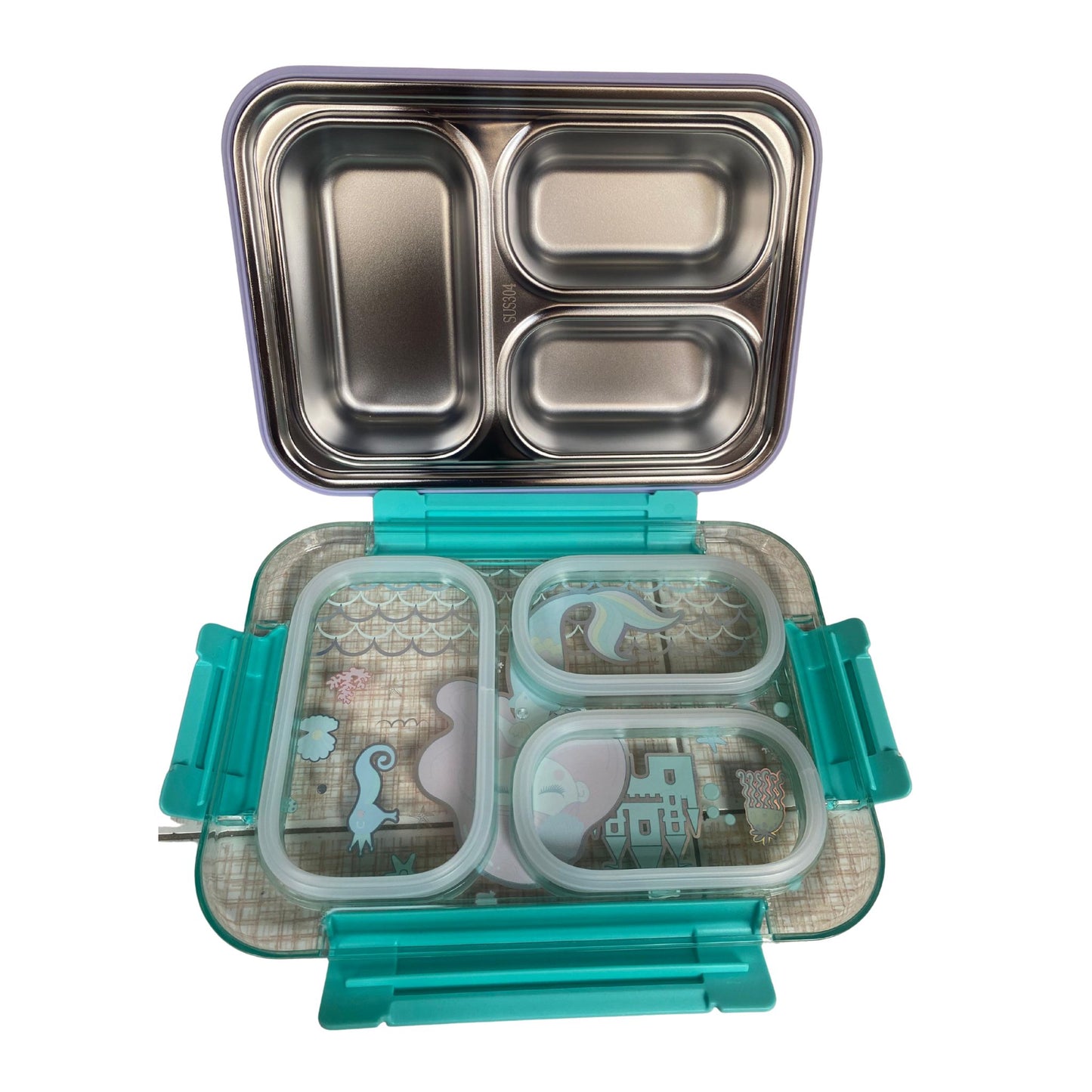 Vest Series Insulated Mermaid Lunch Box