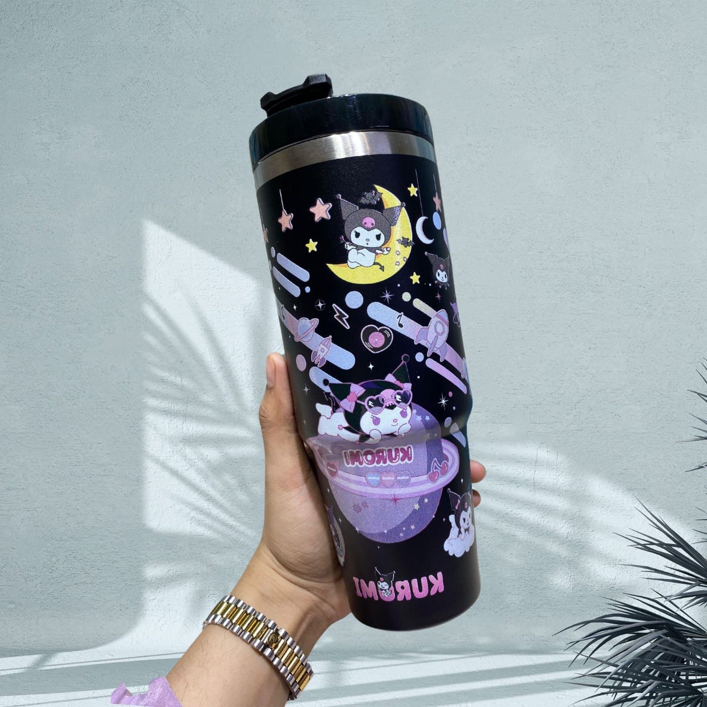Kuromi straw style tumbler