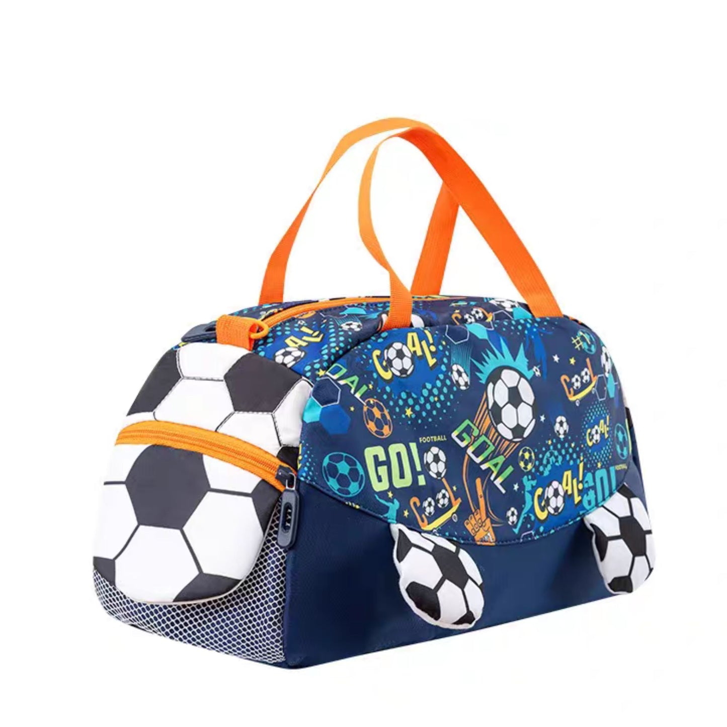 Vest look alike football theme travel backpack