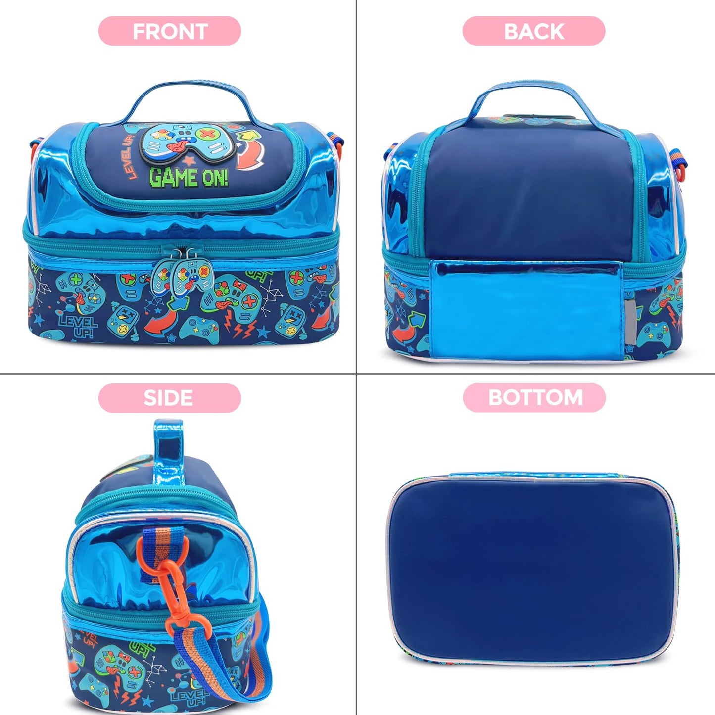 Vest Series Game On Theme Lunch Bag