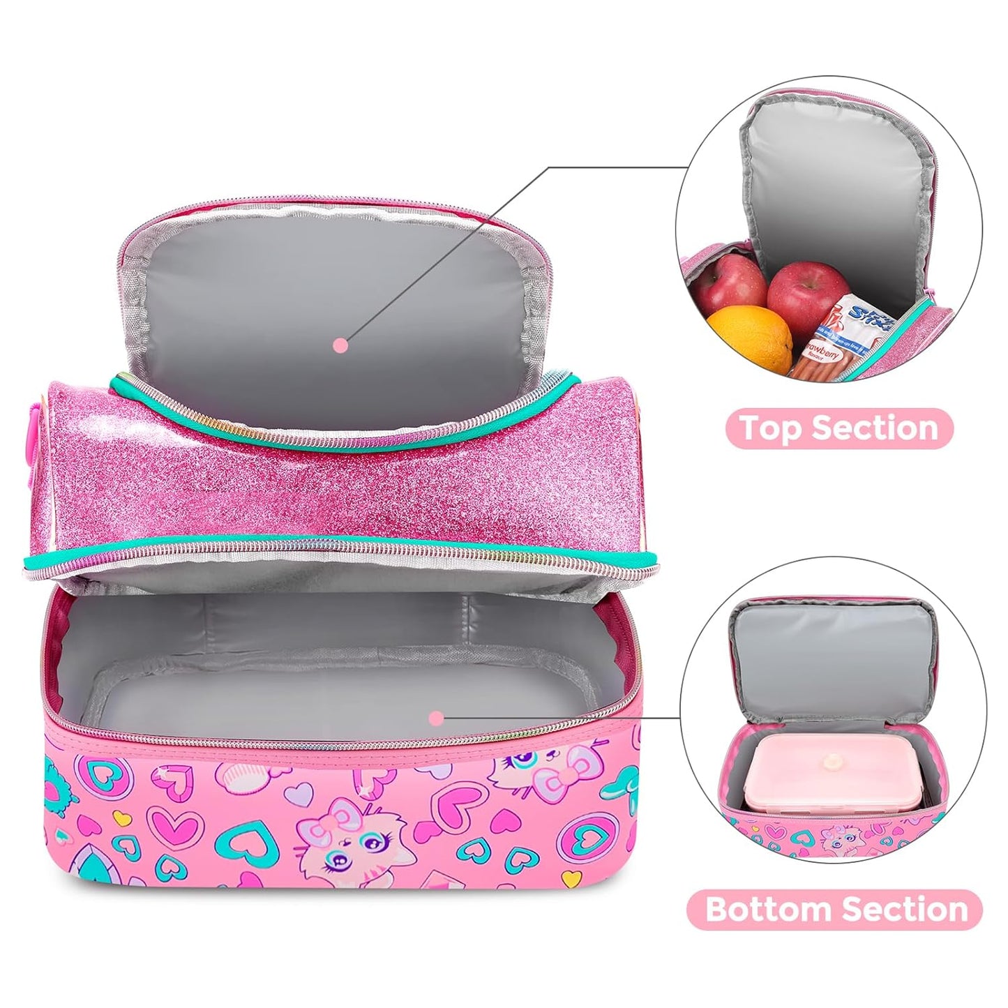 Vest Series Cat Theme Lunch Bag