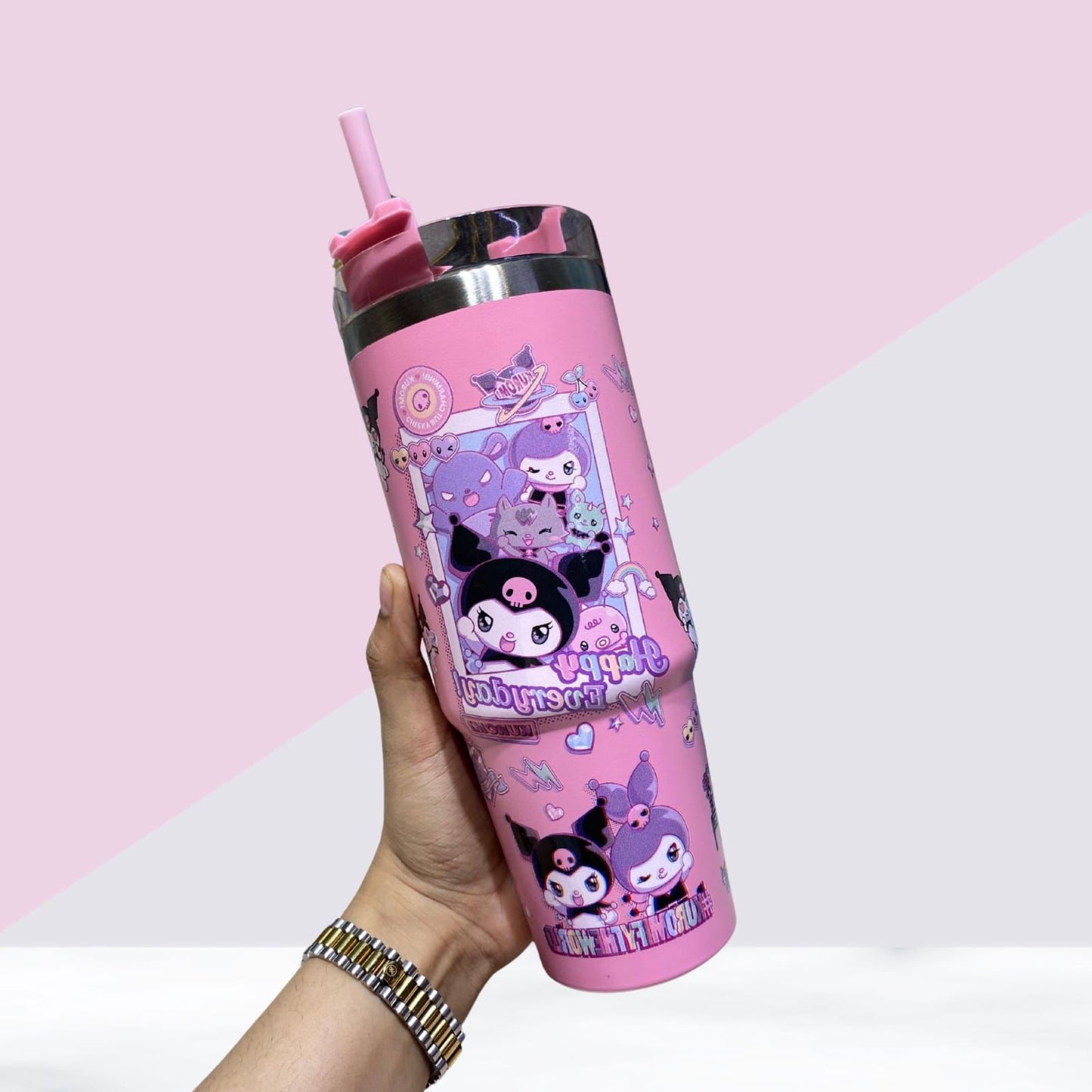 Kuromi straw style tumbler