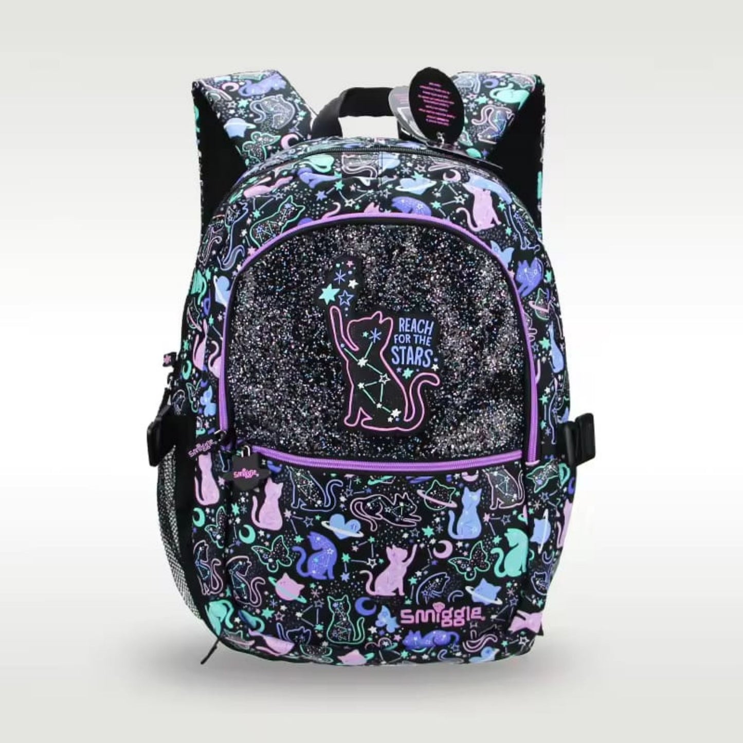 Smiggle Black Cat theme backpack