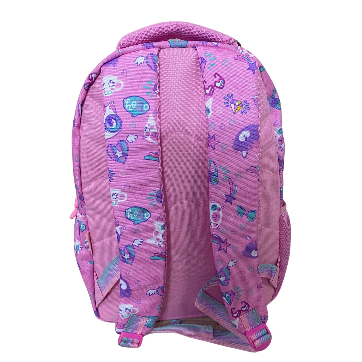 Hot Pink Cat backpack set