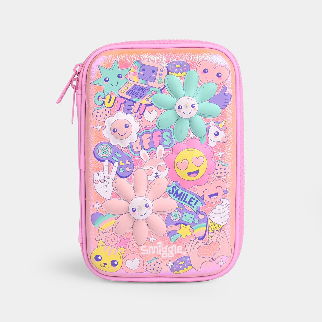 Smiggle Pink Sunflower Theme Organizer