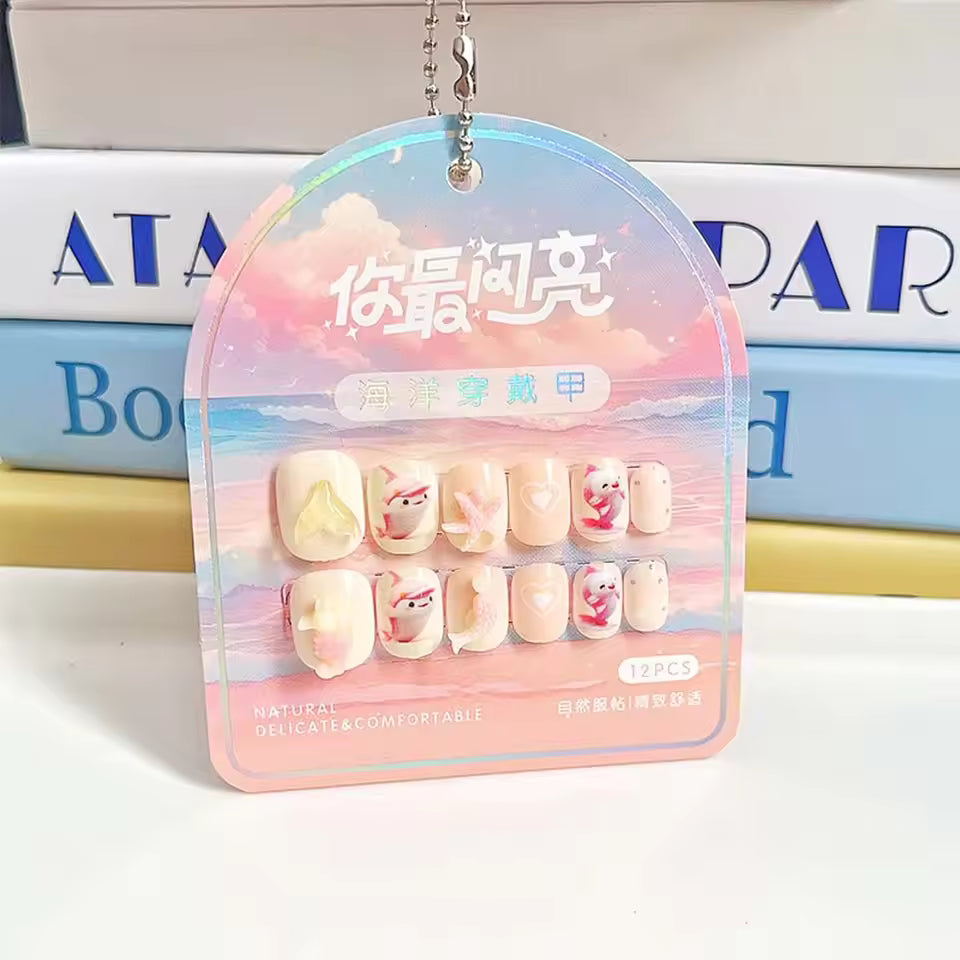 Mermaid Theme Nails Pack