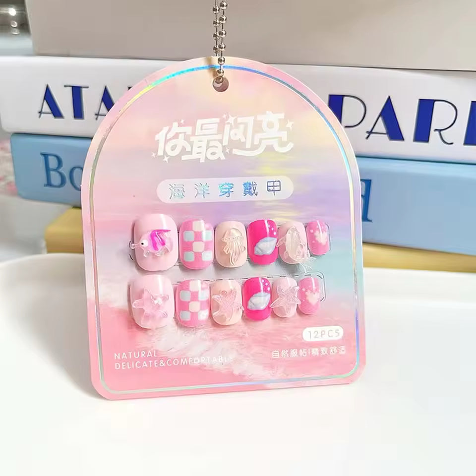 Mermaid Theme Nails Pack