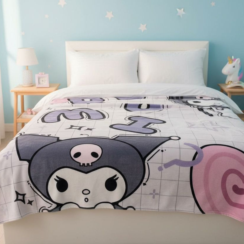 King size kuromi theme ac blanket