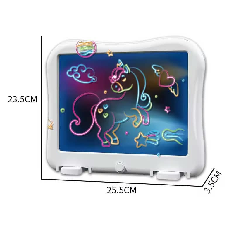 Big size led lighting board (with 6 markers , 6 drawing sheets and 1 wipe cloth)