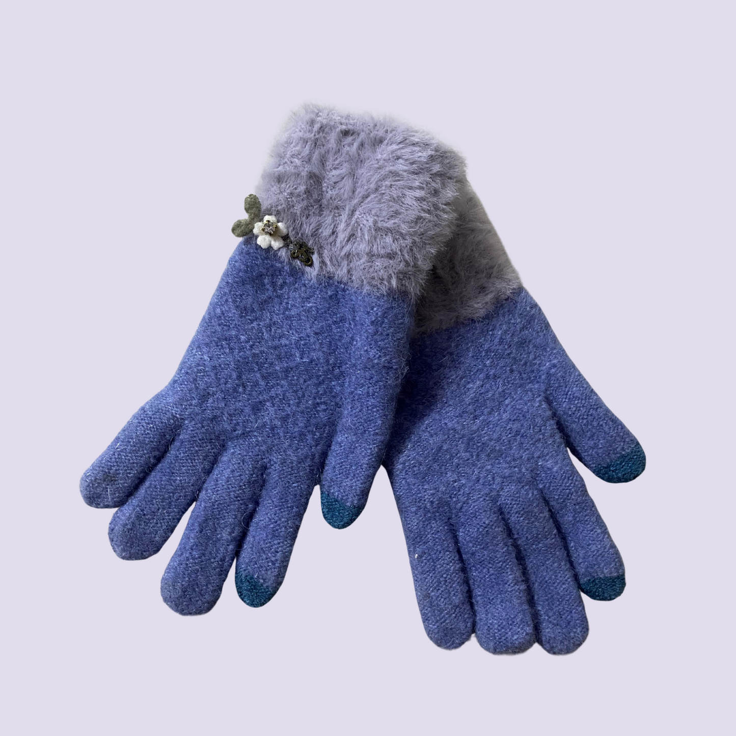 Ladies Mittens With Touch Screen Finger Pad