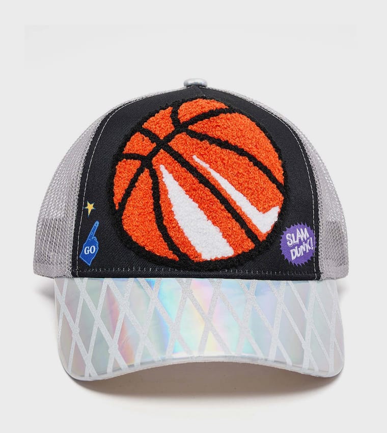 Vest Series Black & Orange Football Theme Cap