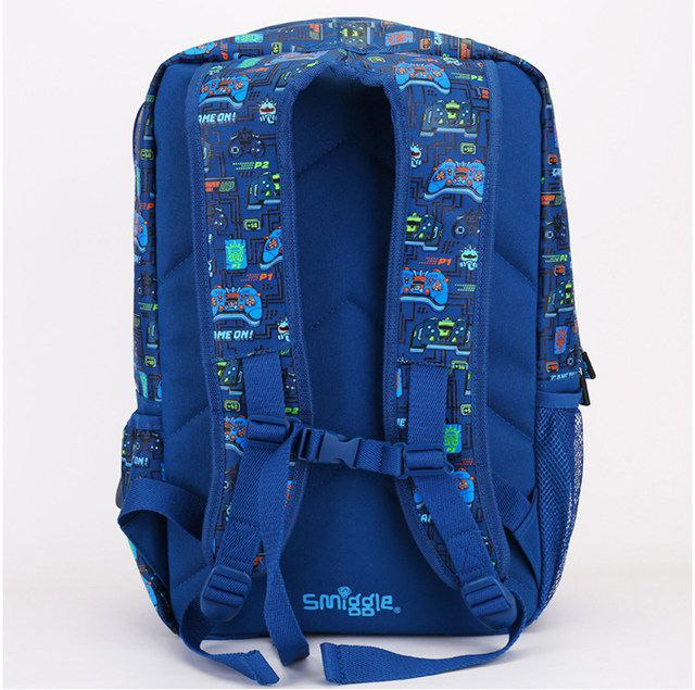 Original 19 inch Blue Game On Backpack