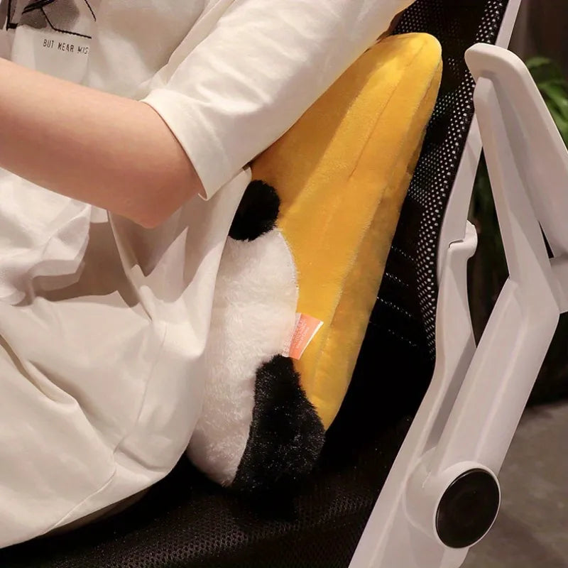 Yellow Panda Cushion + Comforter