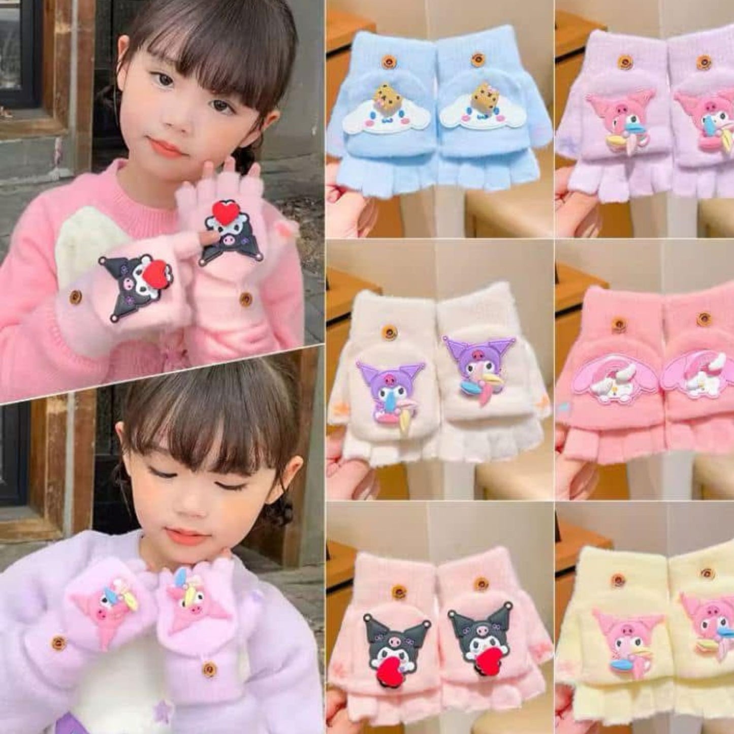 Spinner Sanrio Half (plus full) Gloves