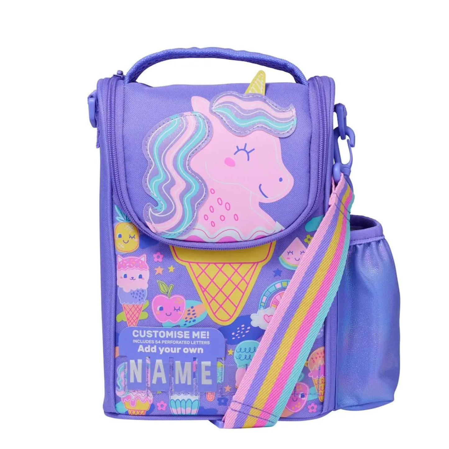 Smiggle Purple Unicorn Lunch Bag