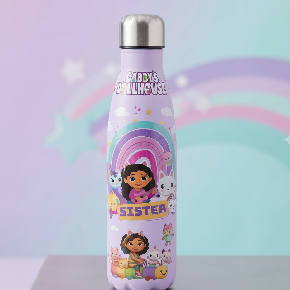 Gabby Doll House Insulated Flask Bottle 550ml