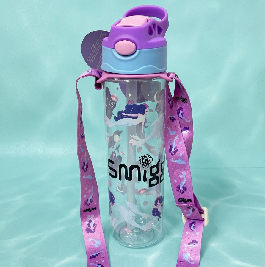 Original Mermaid Acrylic Bottle with long strap