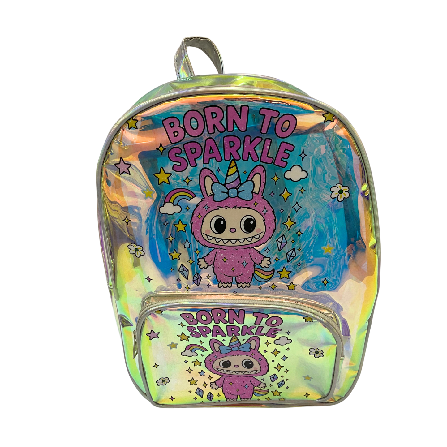 Holographic Labubu Backpack