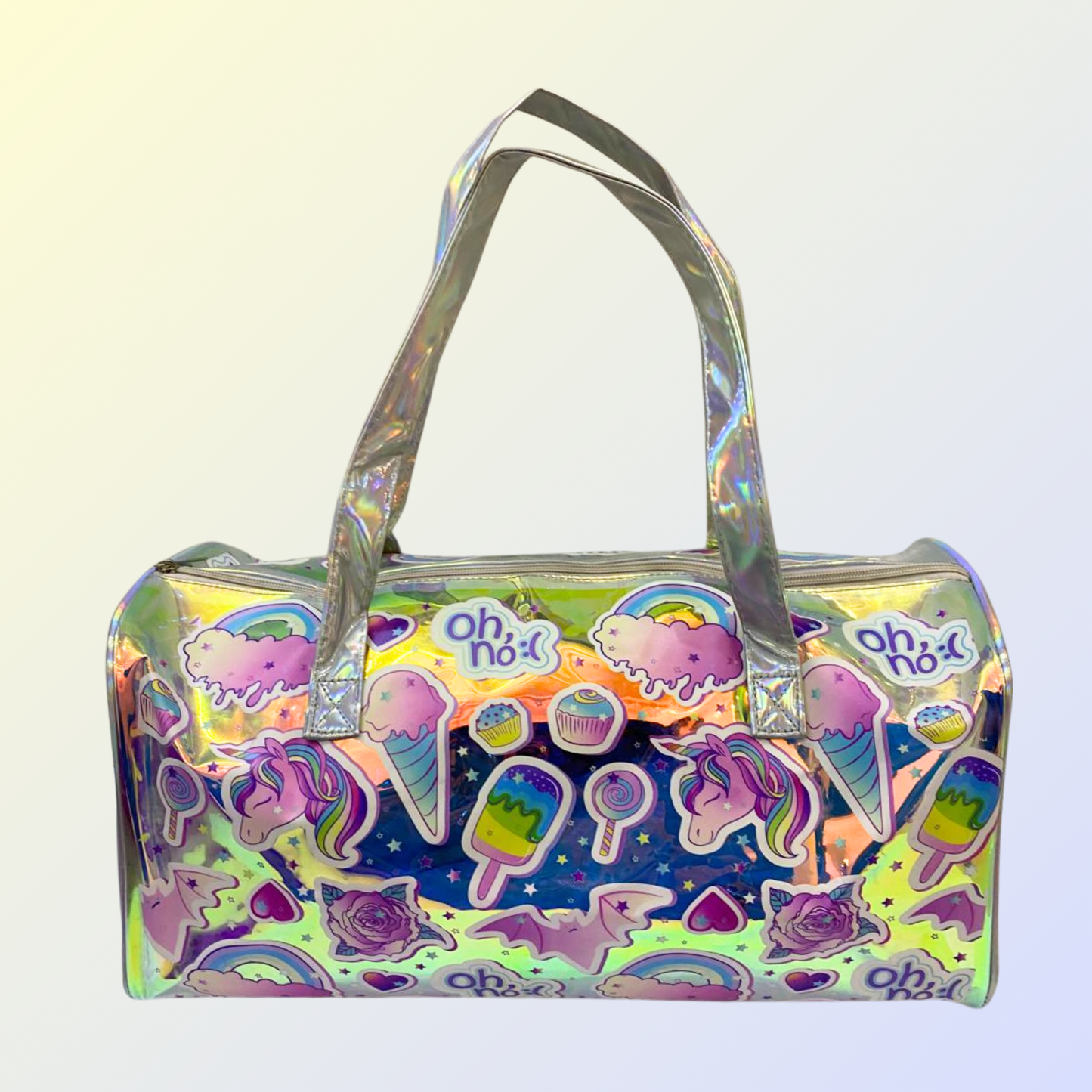 Holographic Unicorn Icecream Travel Bag