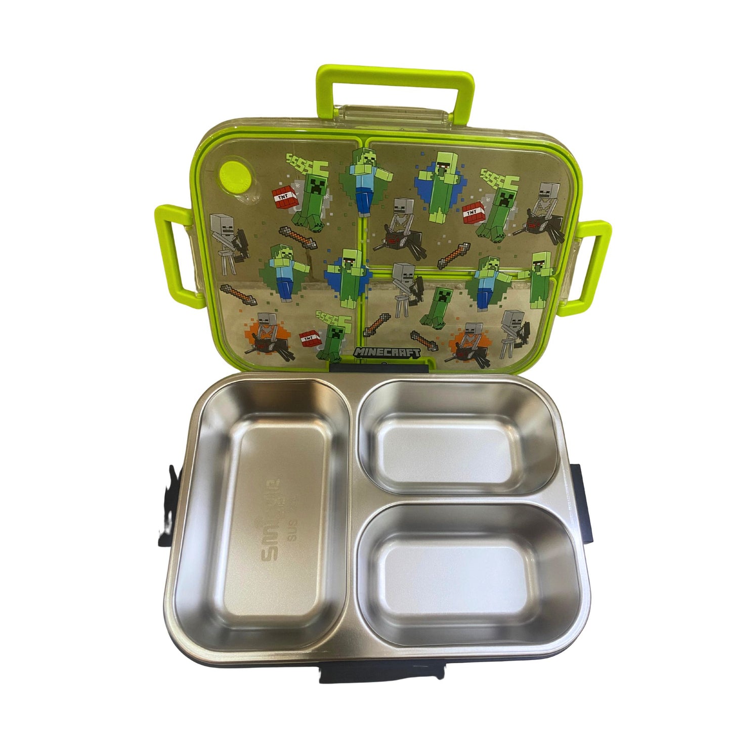 Minecraft Steel Bento Lunch Box