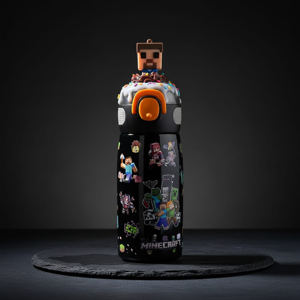 Mine craft Insulated Sipper Bottle 550ml